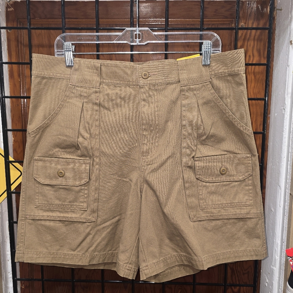 Cabela's Men's Size 32 Cargo Shorts 7 Pocket Hiker Outdoor Camping Brown